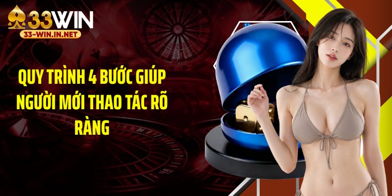Quy trình 4 bước giúp người mới thao tác rõ ràng