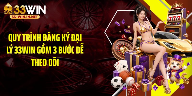 Quy trình đăng ký đại lý 33WIN gồm 3 bước dễ theo dõi