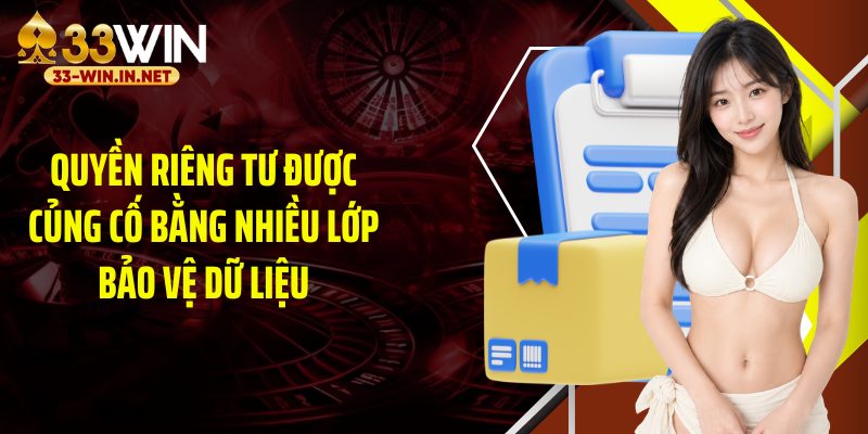 Quyền riêng tư được củng cố bằng nhiều lớp bảo vệ dữ liệu
